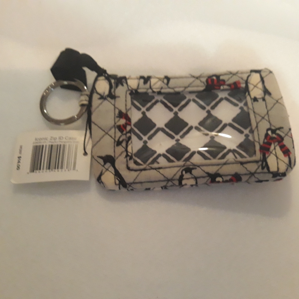 Vera Bradley ZIP ID CASE Playfull Penguins